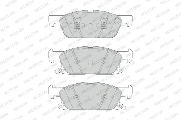 Комплект передних тормозных колодок (с замком), FORD FOCUS IV, GALAXY III, GALAXY MK III, KUGA III, S-MAX FORD USA EDGE, FUSION LINCOLN NAUTILUS 1.5-3.5 09.13- FERODO FDB4930 (фото 1)