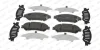 Комплект гальмівних колодок переднього., SUZUKI S-CROSS, SX4 S-CROSS, VITARA 1.0-1.6D 08.13- FERODO FDB4884 (фото 1)