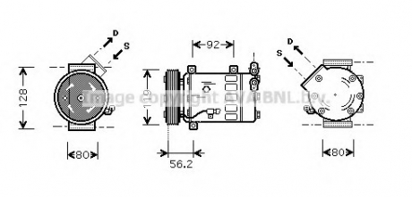 Компрессор, кондиционер AVA QUALITY COOLING AVA COOLING CNAK237