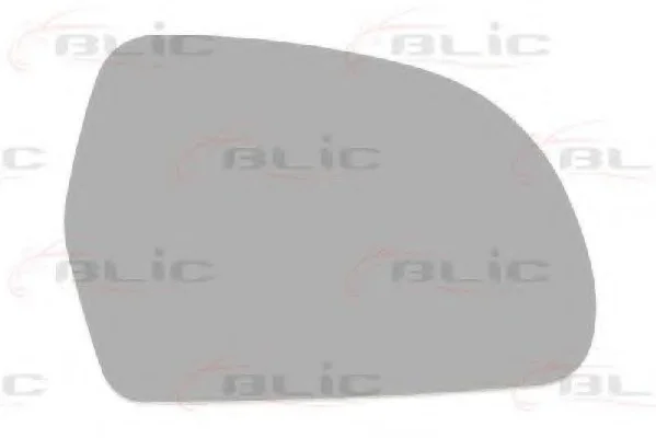Стекло зеркала внешнего прав (выпуклое, обогрев) AUDI A3 8P, A3 8V, A4 B8, A5 8T, A6 C6, A8 D3, Q3 8U SKODA OCTAVIA II, SUPERB II 10.02-07.18 BLIC 6102021232592P (фото 1)