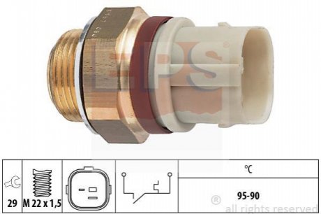 Термовыключатель вентилятора радиатора EPS 1850197 (фото 1)