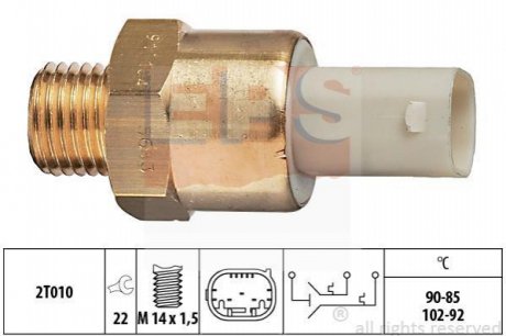 Термовыключатель вентилятора радиатора EPS 1850683 (фото 1)