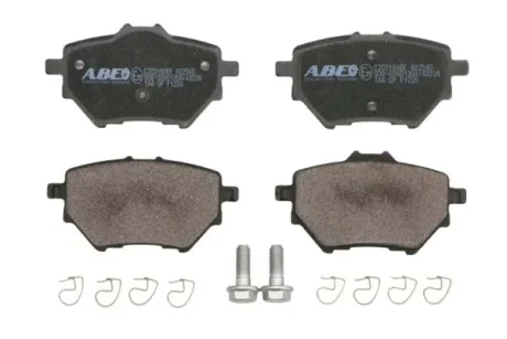 Комплект гальмівних колодок задній., DS DS 3 / DS 3, DS 4 II ALFA ROMEO JUNIOR CITROEN BERLINGO, BERLINGO MULTISPACE, C3 IV, C4 GRAND PICASSO II, C4 III, C4 PICASSO II 1.2-Electric 02.13- ABE C2C016ABE