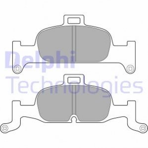 Дисковые тормозные колодки, комплект Delphi LP3239