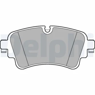 Дисковые тормозные колодки, комплект Delphi LP3240