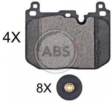 KLOCKI HAMULC. MINI COOPER 14- PRZÓD A.B.S. 35117