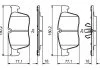 Тормозные колодки, дисковые. BOSCH 0986494829 (фото 2)