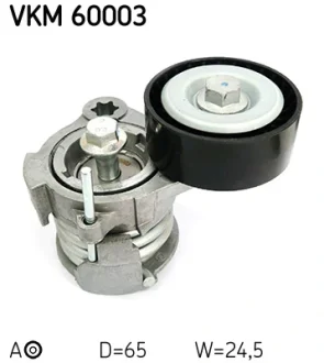 Натяжний ролик, полікліновий ремінь SKF VKM60003