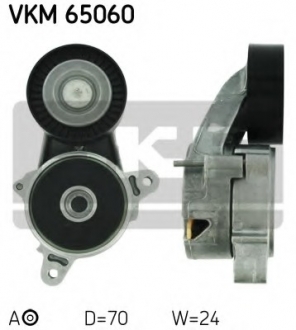 Натяжной ролик, поликлиновой ремень SKF VKM65060 (фото 1)