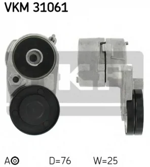 Натяжной ролик, поликлиновой ремень SKF VKM31061