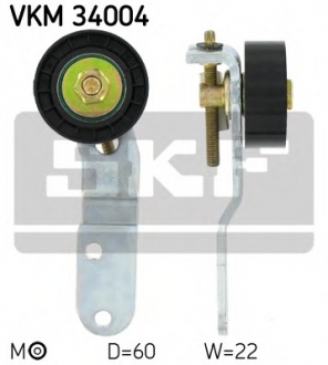 Натяжной ролик, поликлиновой ремень SKF VKM34004 (фото 1)