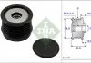 Шків генератора ALFA ROMEO GIULIETTA FIAT 500L, 500X, BRAVO, BRAVO II, CROMA, TIPO JEEP COMPASS, RENEGADE LANCIA DELTA III SUZUKI SX4 S-CROSS, VITARA 1.3-2.0D 06.05- INA 535023010 (фото 1)