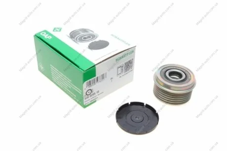 Шків генератора LAND ROVER DISCOVERY SPORT, RANGE ROVER EVOQUE 2.2D 06.11- INA 535028510