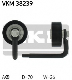 Натяжной ролик, поликлиновой ремень SKF VKM38239 (фото 1)