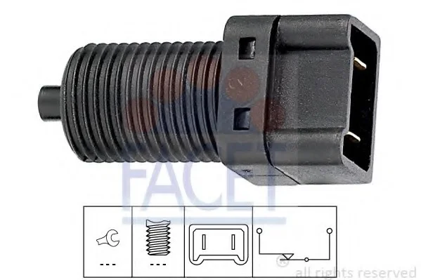 Датчик стоп-сигналу Clio/Laguna//Safrane/Trafic/ Volvo S40 1.0-3.0 88- (7.1075) Facet FACET 71075 (фото 1)