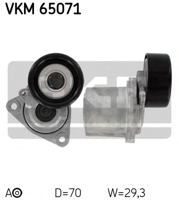 Натяжной ролик, поликлиновой ремень SKF VKM65071 (фото 1)