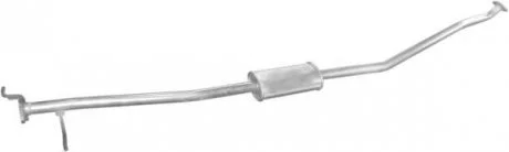 Глушник алюм. сталь, середн. частина Kia Shuma 1.8i 16V 98-2002 (47.18) Polmostrow POLMOSTROW 4718