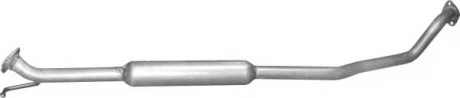 Глушник алюм. сталь, середн. частина Suzuki Swift 1.5i-16V 05- (25.68) Polmostrow POLMOSTROW 2568