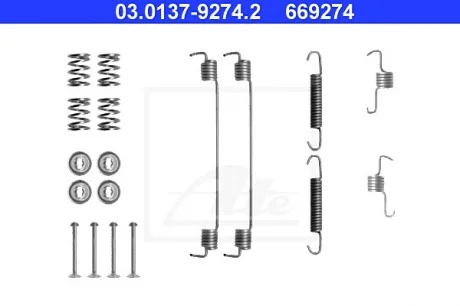 Комплектующие, тормозная колодка ATE 03013792742