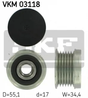 Механизм свободного хода генератора SKF VKM03118