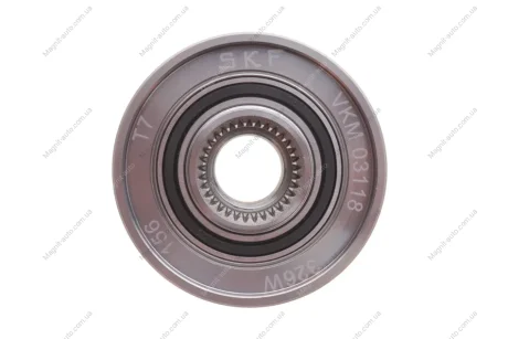 Шків генератора AUDI A1, A3 BMW 3 (F30, F80), X1 (E84) SEAT ALHAMBRA, ALTEA, ALTEA XL, ARONA, IBIZA IV, IBIZA IV SC, IBIZA IV ST, IBIZA V, LEON, MII, TOLEDO IV SKODA CITIGO 1.0-2.0D 02.03- SKF VKM03118