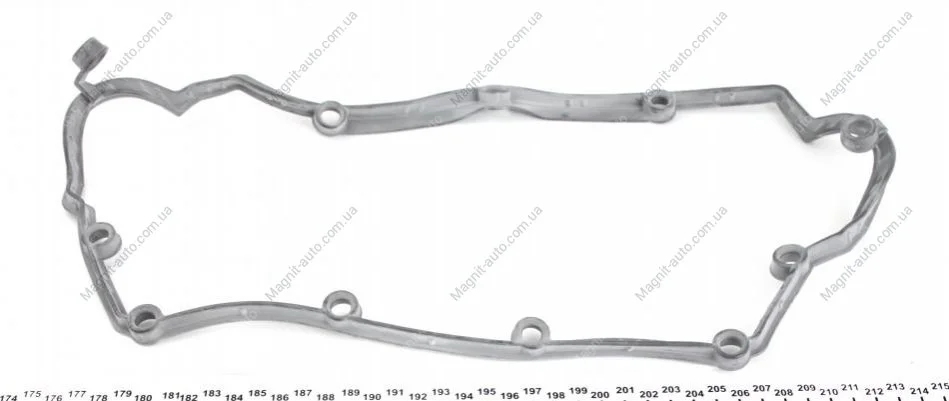 Прокладка кришки клапана AUDI A2 SEAT AROSA, CORDOBA, IBIZA III SKODA FABIA I, FABIA I PRAKTIK, FABIA II, ROOMSTER, ROOMSTER PRAKTIK VW FOX, LUPO I, POLO, POLO IV 1.2D/1.4D 01.99-03.10 ELRING 458370 (фото 1)