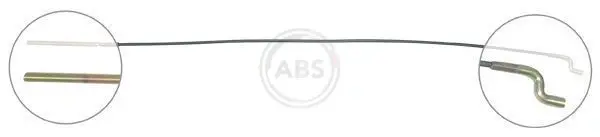 Трос, стояночная тормозная система A.B.S. K10024 (фото 1)