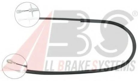 Трос ручного тормоза LT/W903/W904/W906/W909 (95-21) A.B.S. K16407