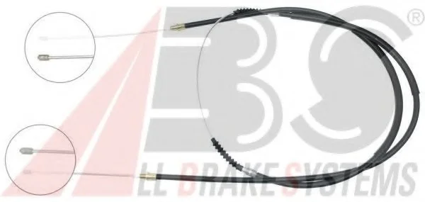 Трос ручного тормоза Boxer/Ducato/Jumper (01-11) A.B.S. K16835 (фото 1)