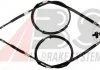Трос ручного тормоза зад. Astra G 98- (диск) (1592/1403x2) (Lucas) A.B.S. K16945 (фото 1)