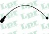 Сигнализатор, износ тормозных колодок LPR KS0026 (фото 1)