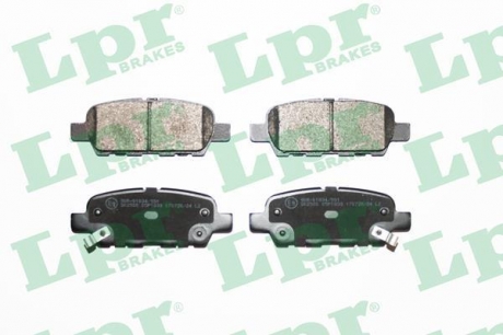 Дисковые тормозные колодки, комплект LPR 05P1839