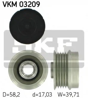 Механизм свободного хода генератора SKF VKM03209
