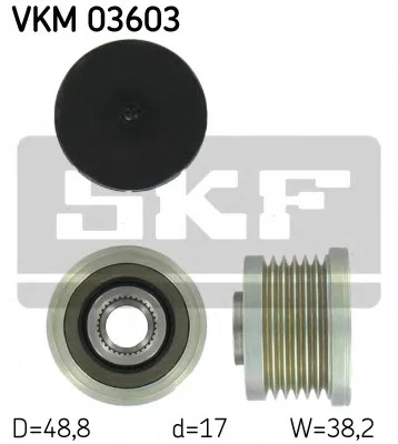 Механизм свободного хода генератора SKF VKM03603 (фото 1)