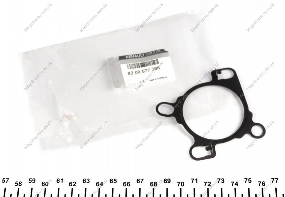 Прокладка дросельної заслінки Renault RENAULT 8200577398 (фото 1)