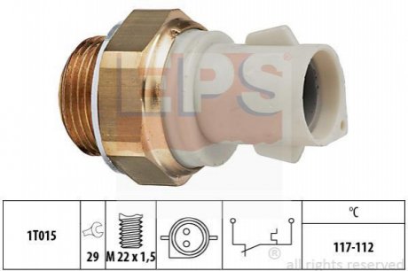 Датчик включення вентилятора (117-112°C) Ford Escort, Orion 1.4-1.6 91- EPS 1850166