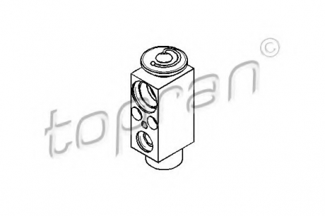 Расширительный клапан, кондиционер TOPRAN / HANS PRIES 501491 (фото 1)