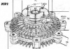 Сцепление, вентилятор радиатора JAPANPARTS VCK01 (фото 3)