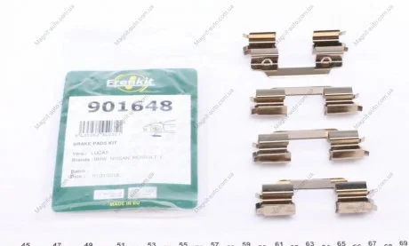 Монтажный комплект BMW/ DACIA/LANCIA/ MINI/ NISSAN/RENAULT "F >>16 FRENKIT 901648