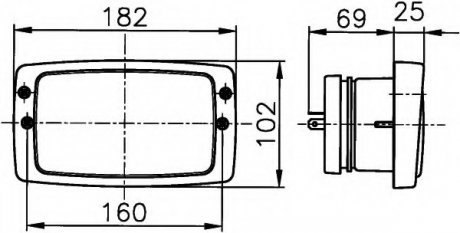Основная фара, Основная фара HELLA 1AB006213001