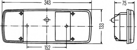 Задний фонарь, Задний фонарь HELLA 2VP003567121