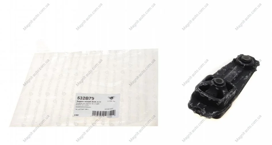 Подушка двигателя задняя Citroen C3/Peugeot 207 98- (OE качество) HUTCHINSON 532B79 (фото 1)