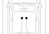 Трос, стояночная тормозная система COFLE 104136 (фото 2)