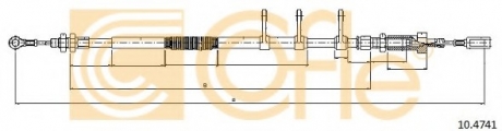Трос, стояночная тормозная система COFLE 104741 (фото 1)