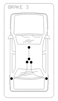 Трос ручного гальма зад. (диск) Ford Focus 11- COFLE 105384 (фото 1)