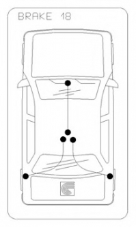 Трос, стояночная тормозная система COFLE 106855 (фото 1)