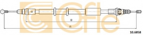 Трос, стояночная тормозная система COFLE 106858 (фото 1)