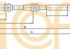 Трос, стояночная тормозная система COFLE 107399 (фото 1)