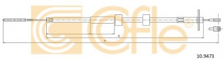 Трос, стояночная тормозная система COFLE 109473 (фото 1)