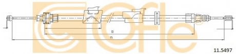 Трос, стояночная тормозная система COFLE 115497